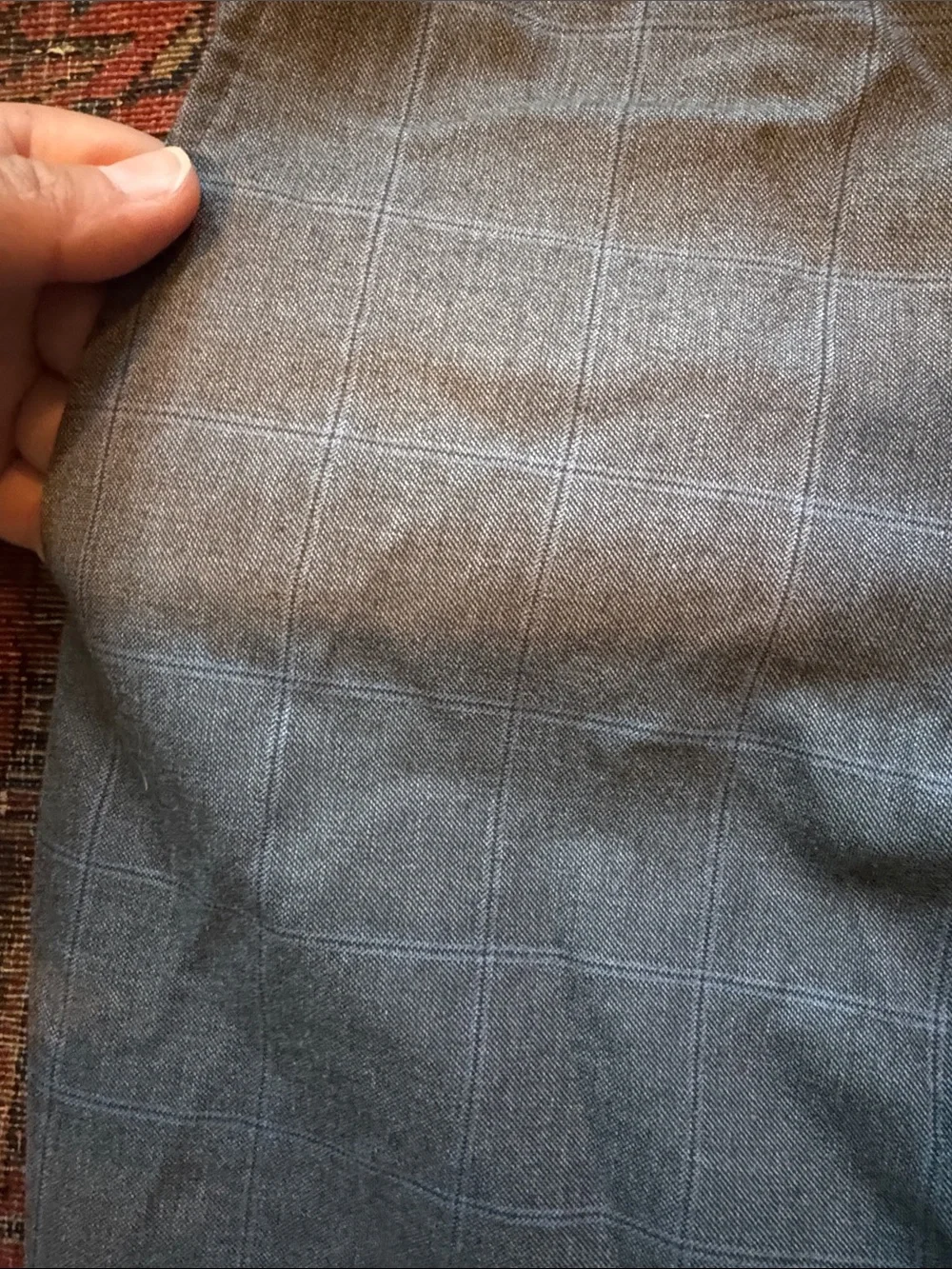 Boys (10) Ralph Lauren Gray Plaid Dress Pants